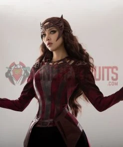 OneHeroSuits Scarlet Witch Wanda Cosplay Costumes Battle Damaged Edition Halloween Suits 33 OneHeroSuits Scarlet Witch Wanda Cosplay Costumes Battle Damaged Edition Halloween Suits