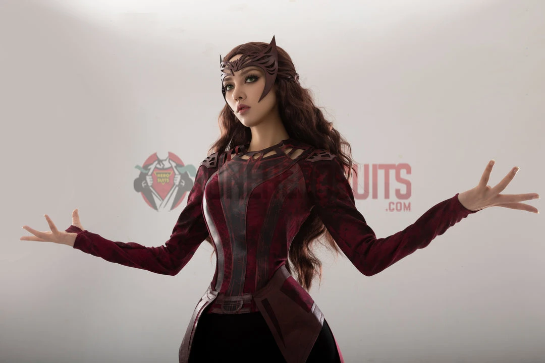 OneHeroSuits Scarlet Witch Wanda Cosplay Costumes Battle Damaged Edition Halloween Suits 6 OneHeroSuits Scarlet Witch Wanda Cosplay Costumes Battle Damaged Edition Halloween Suits