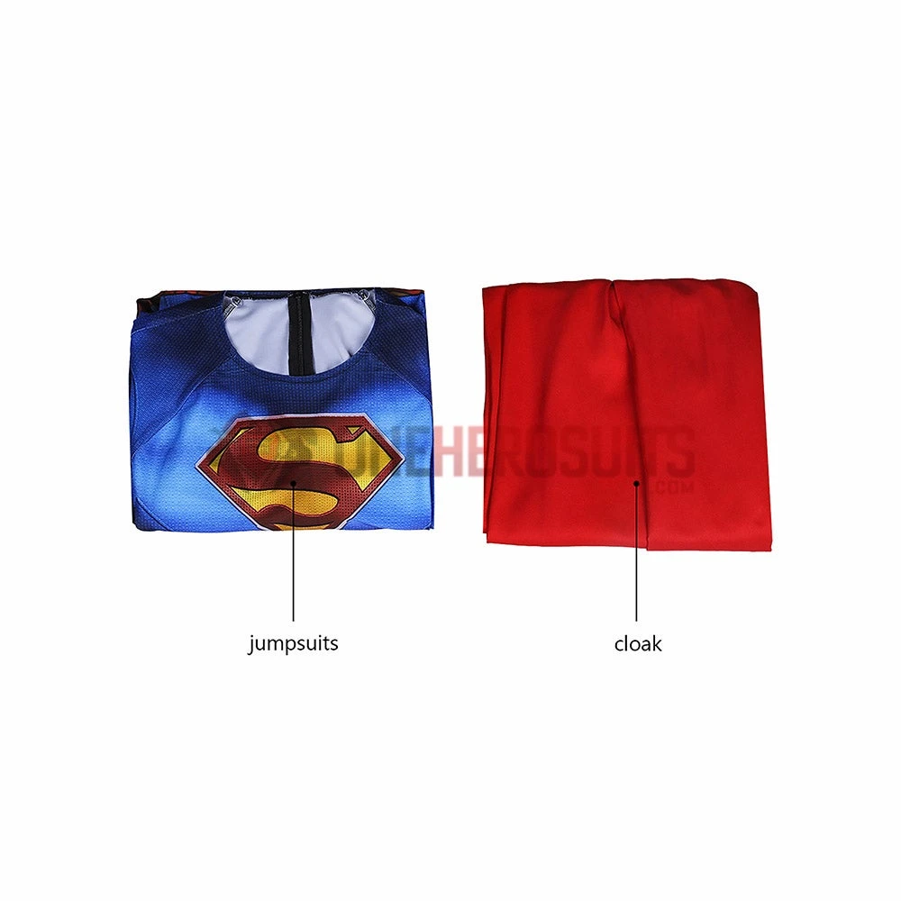 OneHeroSuits Kids Cosplay Kids Superman And Lois Cosplay Suit Superman Spandex BodySuit 2 OneHeroSuits Kids Cosplay Kids Superman And Lois Cosplay Suit Superman Spandex BodySuit
