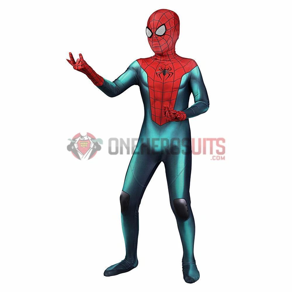 OneHeroSuits Kids Spider-man Cosplay Suit Miles Morales PS5 Great Responsibility Spandex BodySuit 4 OneHeroSuits Kids Spider-man Cosplay Suit Miles Morales PS5 Great Responsibility Spandex BodySuit