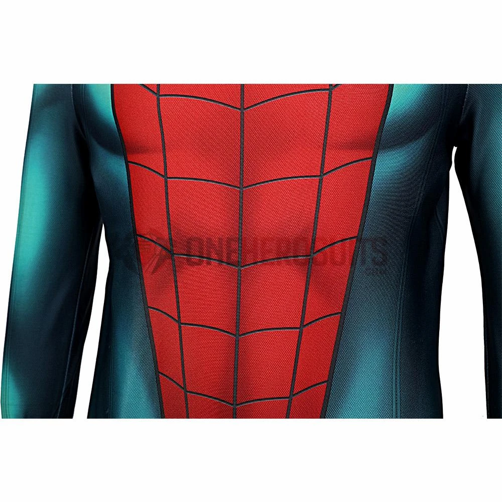 OneHeroSuits Kids Spider-man Cosplay Suit Miles Morales PS5 Great Responsibility Spandex BodySuit 12 OneHeroSuits Kids Spider-man Cosplay Suit Miles Morales PS5 Great Responsibility Spandex BodySuit