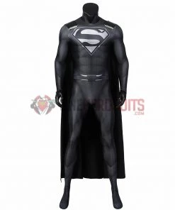 SuperMan Cosplay Costumes Justice League Superman Black Spandex OneHeroSuits