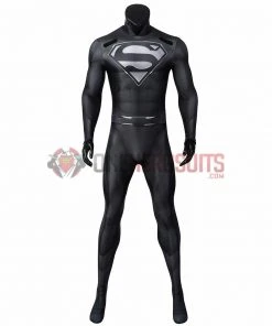 SuperMan Cosplay Costumes Justice League Superman Black Spandex OneHeroSuits