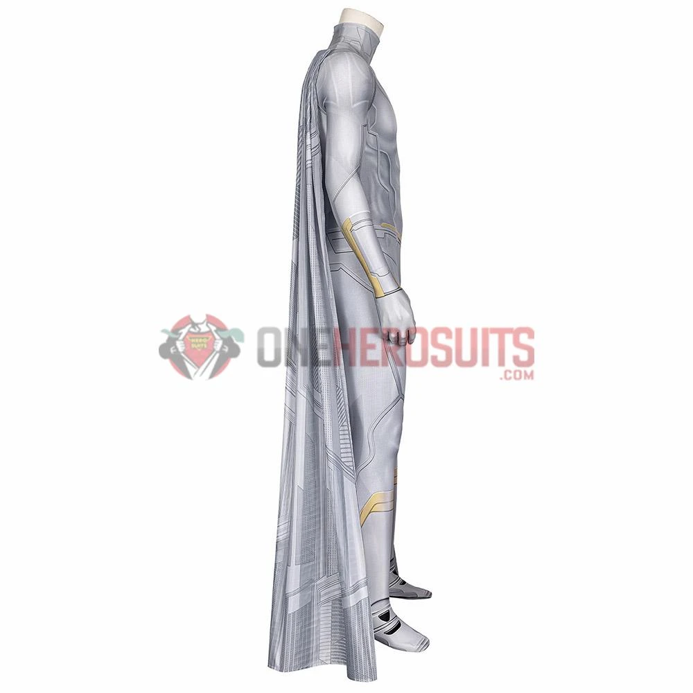 OneHeroSuits WandaVision White Cosplay Costumes White Vision 3D Printed Suit 4 OneHeroSuits WandaVision White Cosplay Costumes White Vision 3D Printed Suit