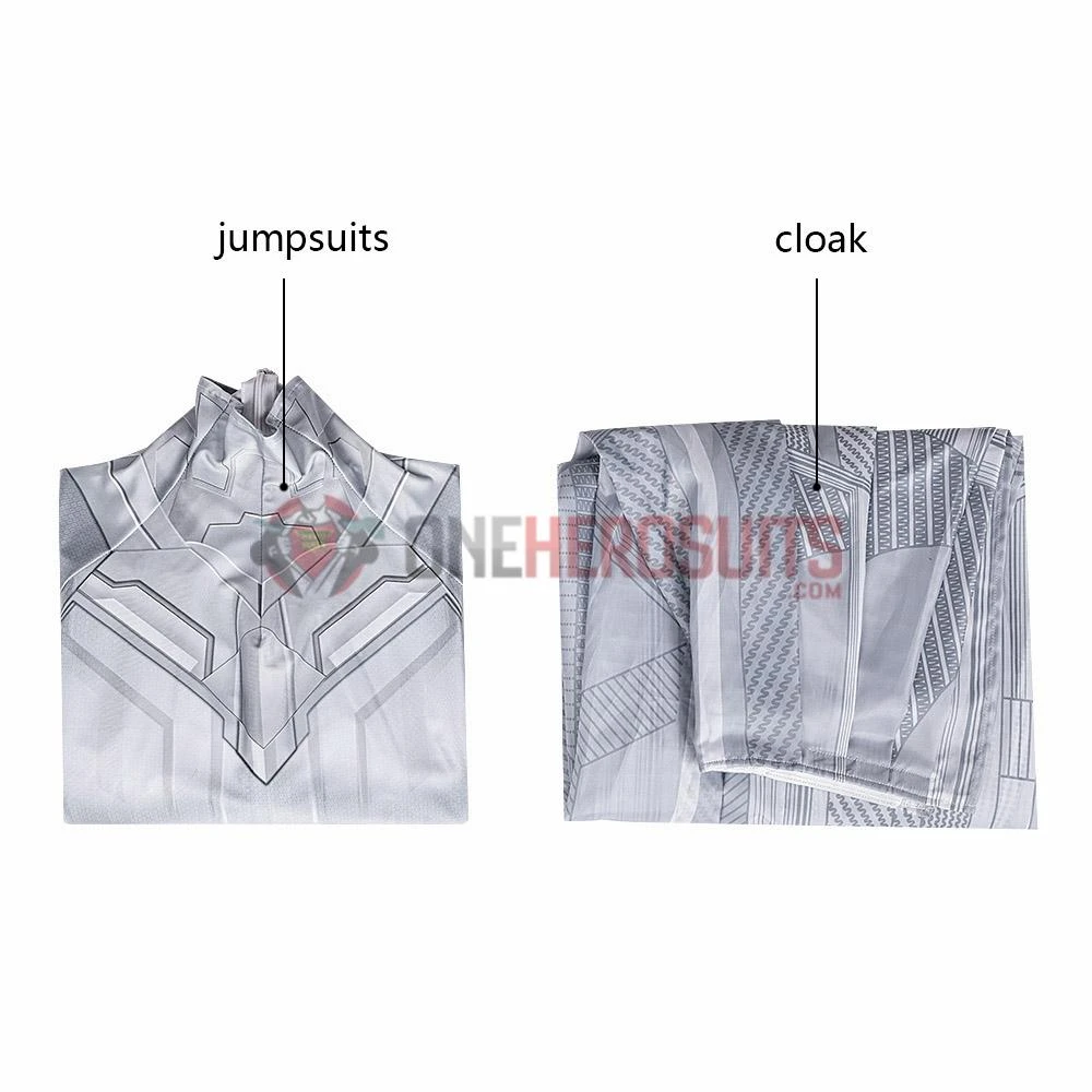 OneHeroSuits WandaVision White Cosplay Costumes White Vision 3D Printed Suit 9 OneHeroSuits WandaVision White Cosplay Costumes White Vision 3D Printed Suit