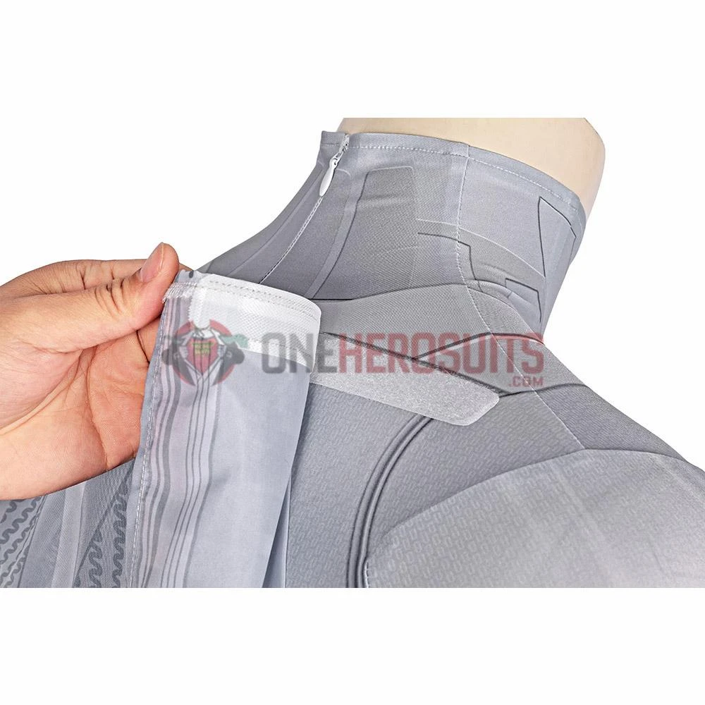 OneHeroSuits WandaVision White Cosplay Costumes White Vision 3D Printed Suit 15 OneHeroSuits WandaVision White Cosplay Costumes White Vision 3D Printed Suit