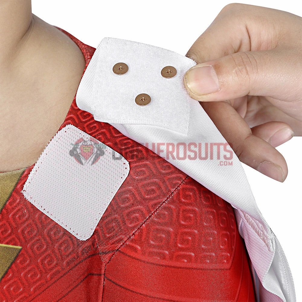 OneHeroSuits Kids Shazam Cosplay Suit Fury Of The Gods Spandex BodySuit Entry-level Cosplay Bodysuit & Zentai 15 OneHeroSuits Kids Shazam Cosplay Suit Fury Of The Gods Spandex BodySuit Entry-level Cosplay Bodysuit & Zentai