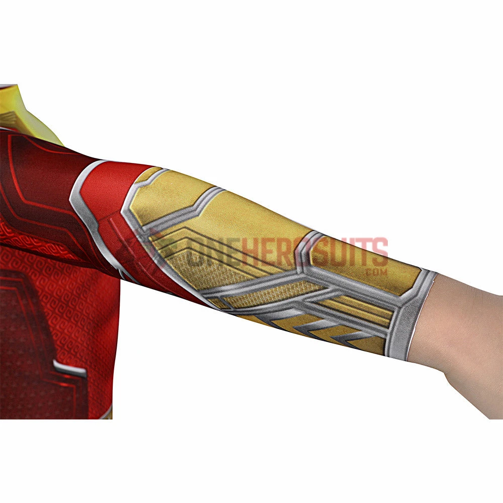 OneHeroSuits Kids Shazam Cosplay Suit Fury Of The Gods Spandex BodySuit Entry-level Cosplay Bodysuit & Zentai 12 OneHeroSuits Kids Shazam Cosplay Suit Fury Of The Gods Spandex BodySuit Entry-level Cosplay Bodysuit & Zentai