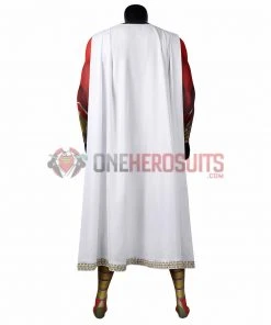 OneHeroSuits Shazam 2 Fury Of The Gods Cosplay Costume 3D Printed Jumpsuits With Cloak