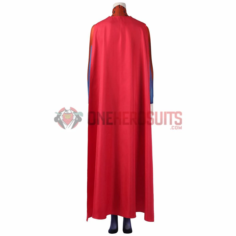 OneHeroSuits Costumes Supergirl Kara Zor-El Cosplay Costume 3D Printed Jumpsuits With Cloak 5 OneHeroSuits Costumes Supergirl Kara Zor-El Cosplay Costume 3D Printed Jumpsuits With Cloak