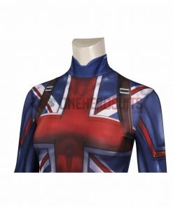 OneHeroSuits Costumes What If Peggy Carter Cosplay Costume Captain Carter Spandex Suit