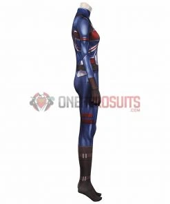 OneHeroSuits Costumes What If Peggy Carter Cosplay Costume Captain Carter Spandex Suit