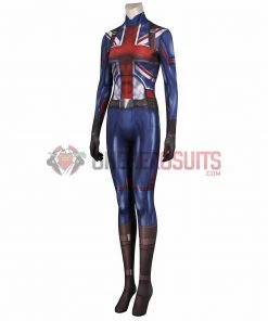 OneHeroSuits Costumes What If Peggy Carter Cosplay Costume Captain Carter Spandex Suit