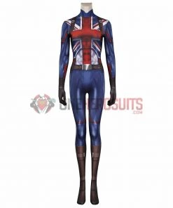 OneHeroSuits Costumes What If Peggy Carter Cosplay Costume Captain Carter Spandex Suit