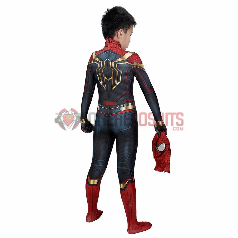 OneHeroSuits Zentai/Jumpsuit Kids Iron Spider-man 3 No Way Home Spandex BodySuit 7 OneHeroSuits Zentai/Jumpsuit Kids Iron Spider-man 3 No Way Home Spandex BodySuit