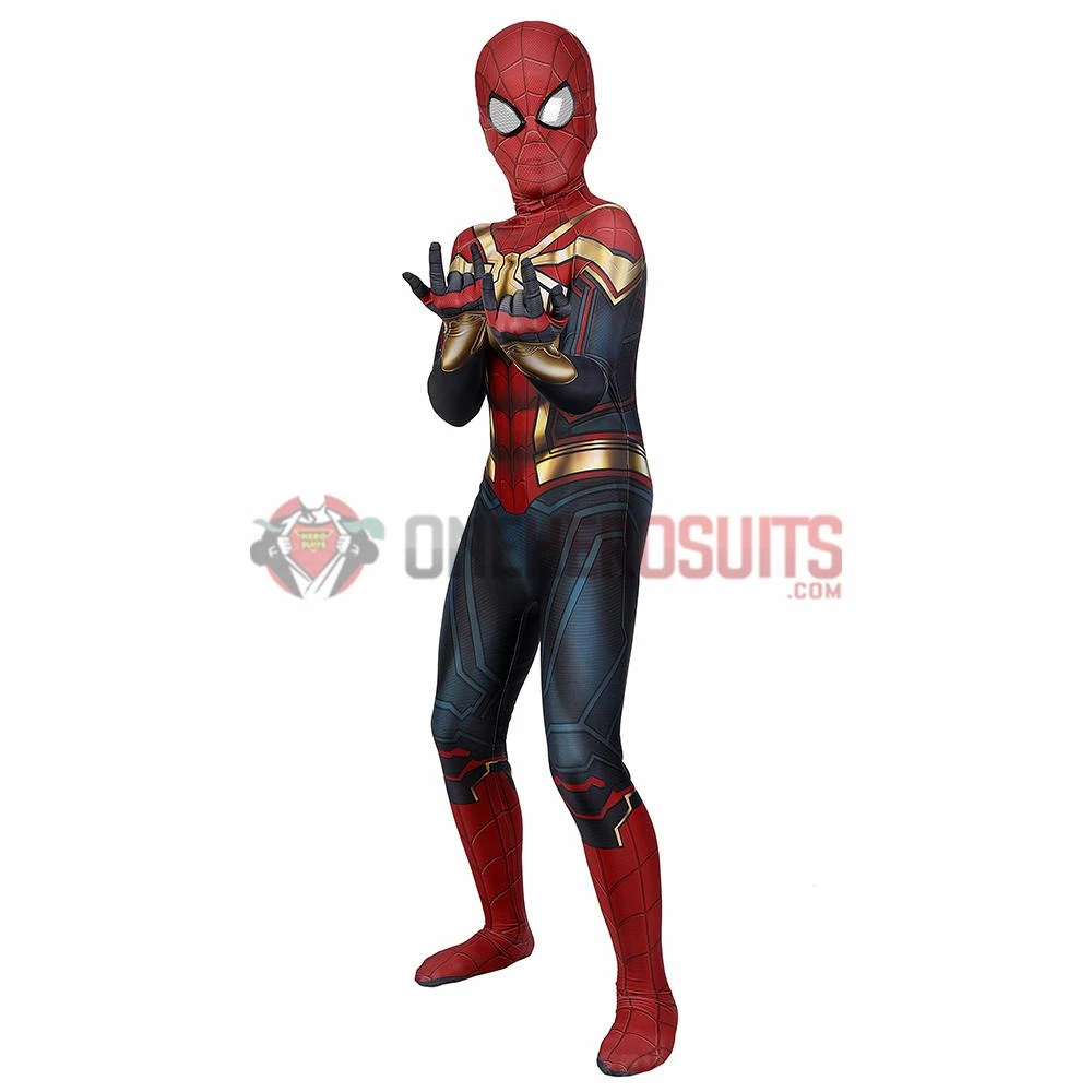 OneHeroSuits Zentai/Jumpsuit Kids Iron Spider-man 3 No Way Home Spandex BodySuit 4 OneHeroSuits Zentai/Jumpsuit Kids Iron Spider-man 3 No Way Home Spandex BodySuit