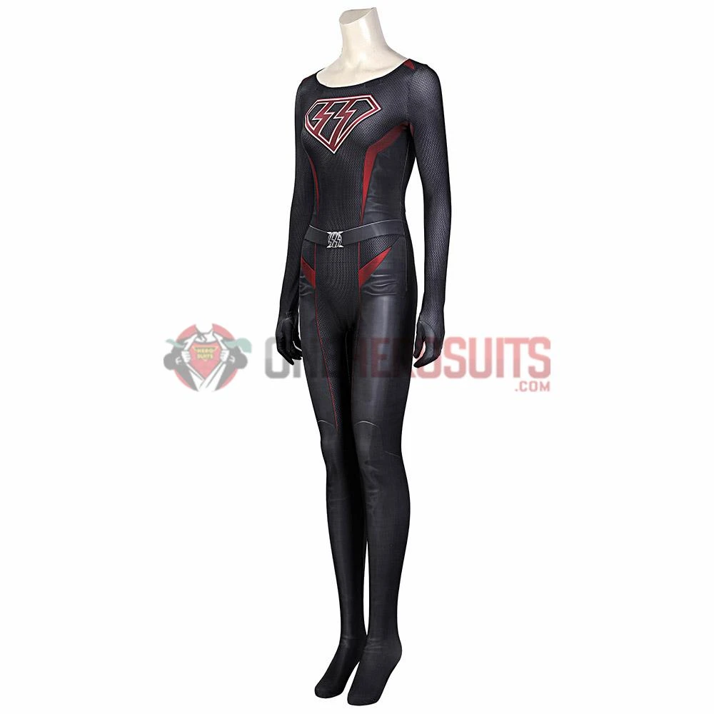 OneHeroSuits Overgirl Cosplay Costumes Kara Zor-El 3D Printed Jumpsuits With Cloak Expert-level Cosplay Bodysuit & Zentai 9 OneHeroSuits Overgirl Cosplay Costumes Kara Zor-El 3D Printed Jumpsuits With Cloak Expert-level Cosplay Bodysuit & Zentai