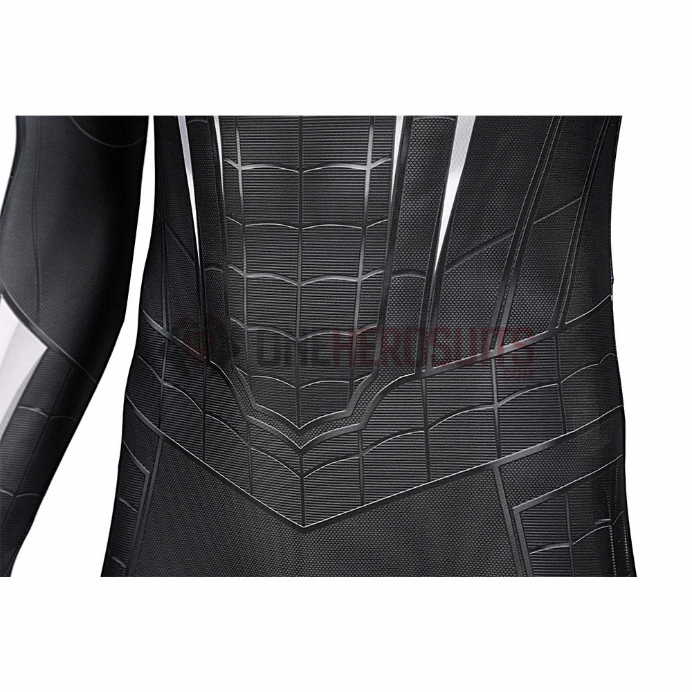 OneHeroSuits Spider Man Miles Morales PS5 Cosplay Suit Symbiote Black Spandex Bodysuit 17 OneHeroSuits Spider Man Miles Morales PS5 Cosplay Suit Symbiote Black Spandex Bodysuit
