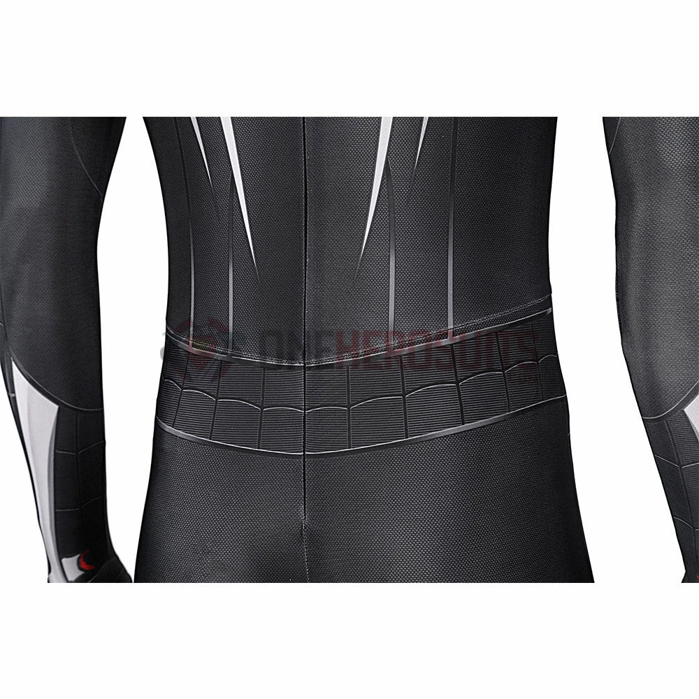 OneHeroSuits Spider Man Miles Morales PS5 Cosplay Suit Symbiote Black Spandex Bodysuit 16 OneHeroSuits Spider Man Miles Morales PS5 Cosplay Suit Symbiote Black Spandex Bodysuit