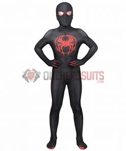 OneHeroSuits Kids Spider-man Cosplay Suit Across The Spider-Verse Spandex BodySuit