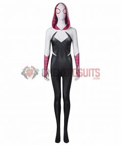OneHeroSuits Across The Spider-Verse Gwen Cosplay Costume Gwen Spandex Suit Zentai/Jumpsuit