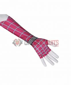 OneHeroSuits Across The Spider-Verse Gwen Cosplay Costume Gwen Spandex Suit Zentai/Jumpsuit