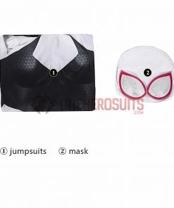 OneHeroSuits Across The Spider-Verse Gwen Cosplay Costume Gwen Spandex Suit Zentai/Jumpsuit