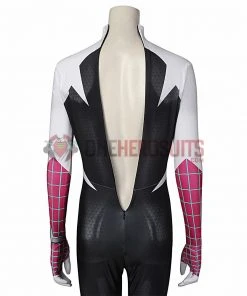 OneHeroSuits Across The Spider-Verse Gwen Cosplay Costume Gwen Spandex Suit Zentai/Jumpsuit