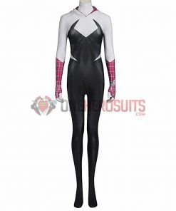 OneHeroSuits Across The Spider-Verse Gwen Cosplay Costume Gwen Spandex Suit Zentai/Jumpsuit