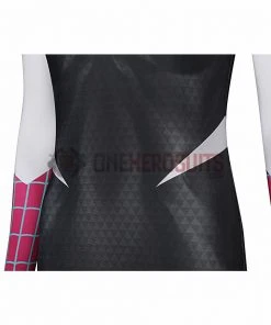 OneHeroSuits Across The Spider-Verse Gwen Cosplay Costume Gwen Spandex Suit Zentai/Jumpsuit