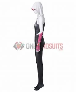 OneHeroSuits Across The Spider-Verse Gwen Cosplay Costume Gwen Spandex Suit Zentai/Jumpsuit