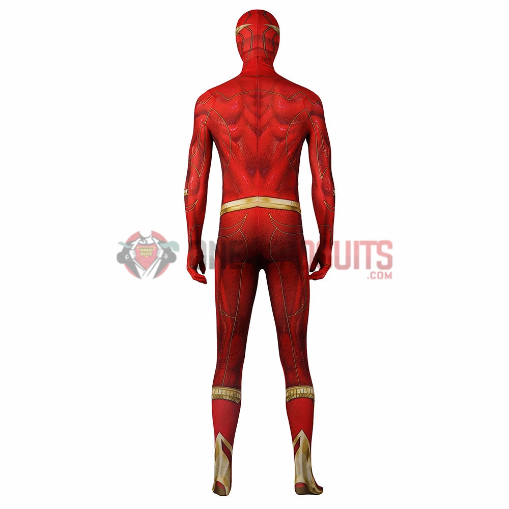 OneHeroSuits Costumes The Flash Cosplay Costume Barry Allen 3D Printed Jumpsuit 4 OneHeroSuits Costumes The Flash Cosplay Costume Barry Allen 3D Printed Jumpsuit