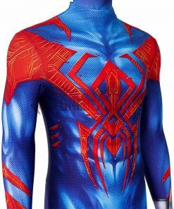 OneHeroSuits Spiderman Across The Spider-Verse Cosplay Costumes Blue Spider Bodysuit