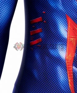 OneHeroSuits Spiderman Across The Spider-Verse Cosplay Costumes Blue Spider Bodysuit