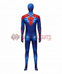 OneHeroSuits Spiderman Across The Spider-Verse Cosplay Costumes Blue Spider Bodysuit