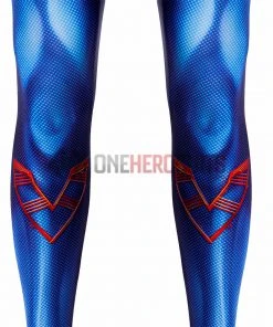 OneHeroSuits Spiderman Across The Spider-Verse Cosplay Costumes Blue Spider Bodysuit