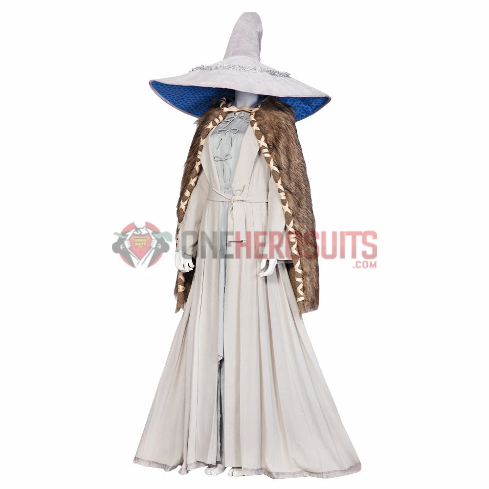 OneHeroSuits Costumes Ranni Cosplay Costume Elden Ring White Suits With Hat 5 OneHeroSuits Costumes Ranni Cosplay Costume Elden Ring White Suits With Hat