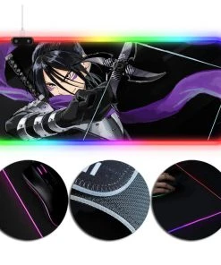 OneHeroSuits Extra Large Anime RGB Gaming Mouse PAD Speed-o'-Sound Sonic Printing