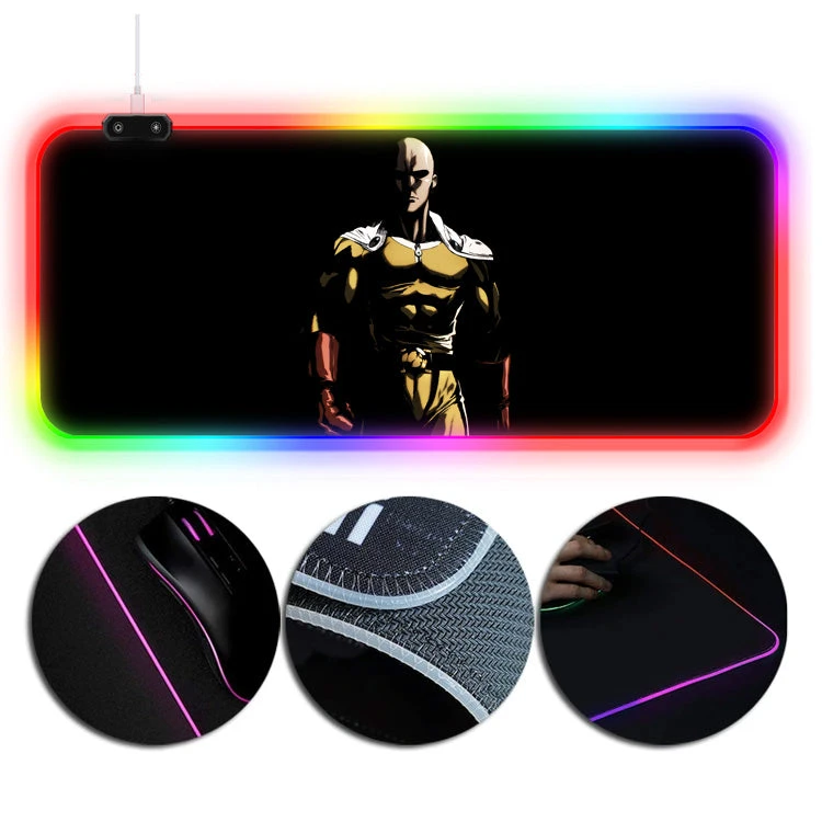 OneHeroSuits One-Punch Man Saitama Anime Printing RGB Gaming Mouse PAD Extra Large 1 OneHeroSuits One-Punch Man Saitama Anime Printing RGB Gaming Mouse PAD Extra Large