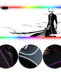 OneHeroSuits Bleach Mouse Pad RGB LED Gaming Mouse Pad Extra Large