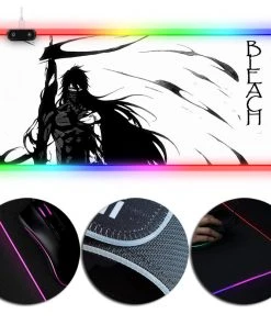 OneHeroSuits Bleach Hollow Ichigo Creative Printed Mouse Pad RGB LED Gaming Mouse Pad V2