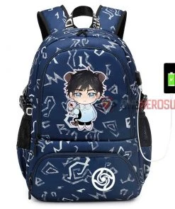 OneHeroSuits Sorcery Fight Backpack With Charging Port Jujutsu Kaisen School Bag