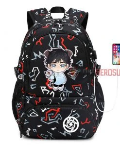 OneHeroSuits Sorcery Fight Animation Printed Travel Backpack